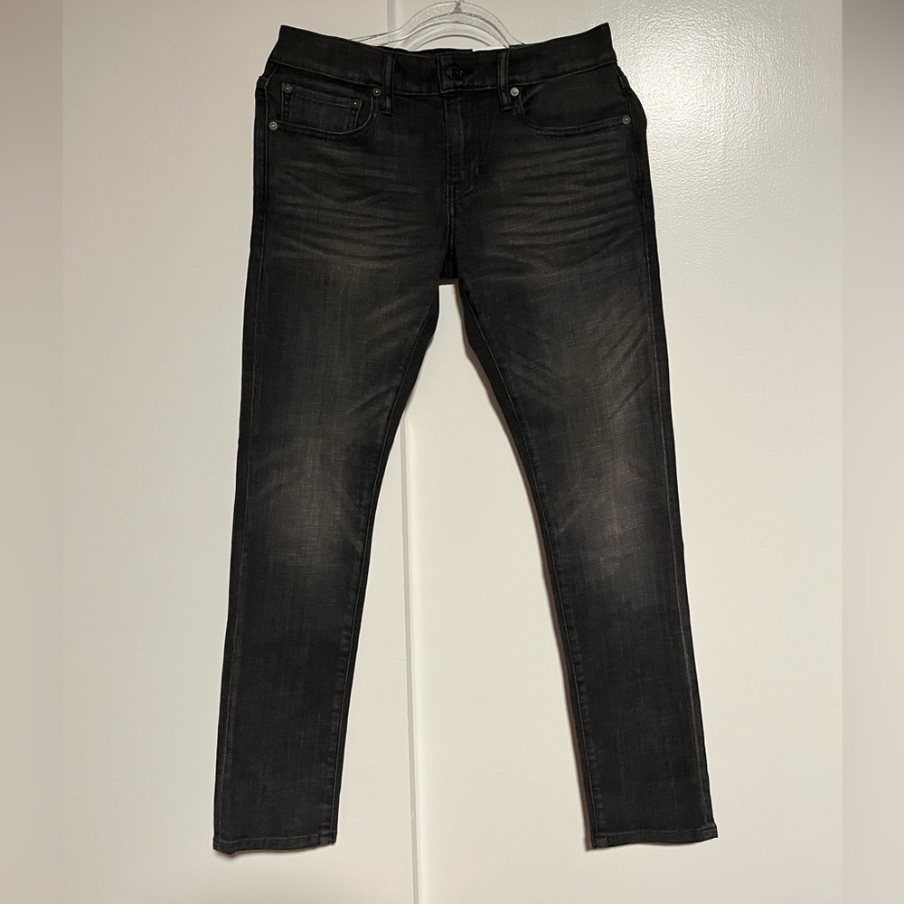 NWT Lucky Brand Slim Fit Coolmax Dark/ black wash denim W29 L30 - Picture 2 of 14